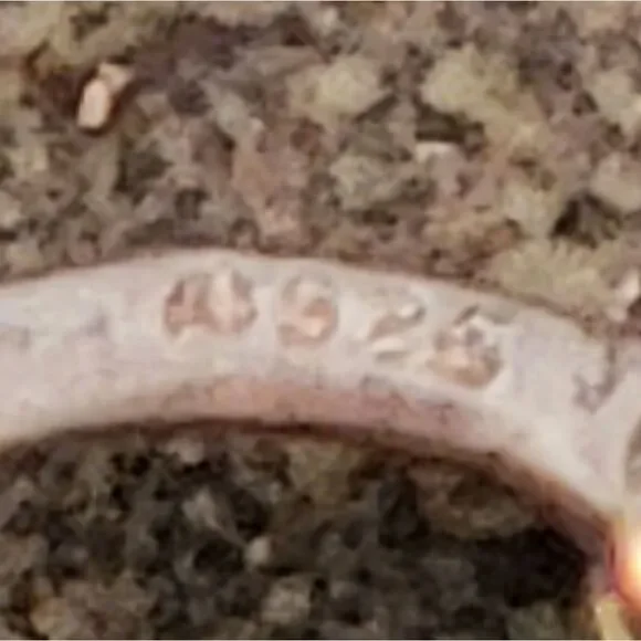 Vintage Sterling Twisted Drape Hoop Earrings - Picture 6 of 6